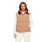 Guess, Femme, Vestes, Beige, Taille: 38 FR Doudoune Sans Manche Régulière