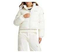 Guess, Femme, Vestes, Blanc, Taille: 36 FR Veste Femme Logato