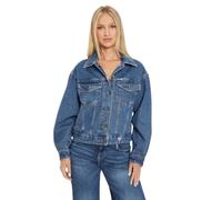 Veste femmes Guess OVERSIZE TRUCKER JACKET Bleu EU S