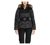 Guess, Femme, Vestes, Noir, Taille: 40 FR Veste Zippée à Capuche