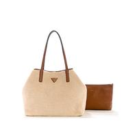 GUESS Femme Victtoria 2 in 1 Tote Sac à Main, Naturel/Cognac, Taille Unique