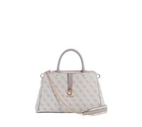 GUESS Femme Zamira Luxury Satchel Cartable, Logo Taupe foncé, Taille Unique