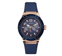 GUESS Femmes Analogique Quartz Japonaise Montre avec Bracelet en Silicone U0571L1