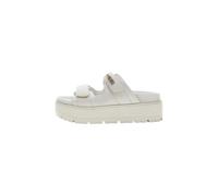 GUESS Femmes Sandales compensées Polyuréthane FLJFAXELE03, beige, 36 EU