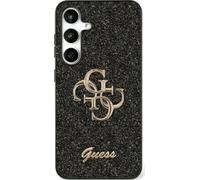 Guess Festes Glitter Big 4G Metall-Logo Samsung Galaxy S25+ Plus noir