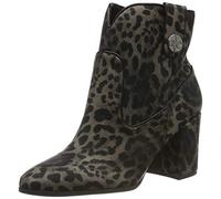 Guess Fille Cypher2/stivaletto (Bootie)/su Bottes Classiques, Noir (Black L Multicolore OP A), 35 EU