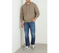 GUESS Finch Terry Wa Slate Taupe Multi Taille: M | Sweatshirts à capuche Outlet | Homme | Le Noir