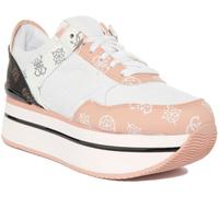 Guess Fl5Hidfal12 Hindle 4G Peony Plates Blanches Roses Femmes Taille UK 2-8
