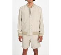 GUESS Fletcher Linen Strip Quicksand Multi Taille: S | Blousons d'aviateurs Outlet | Homme | Blanche