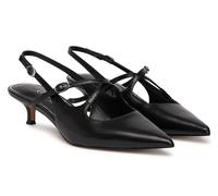 Guess Fljcsr Lea05 Yasira Slingback Sandales Femme Boucle Sangle Cuir Noir