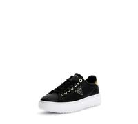 GUESS Femme DENESA12 Sneaker, Noir/doré, 39 EU