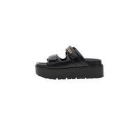 Guess FLJFAX ELE03 - Sandales à talons compensés noir, Noir , 39 EU