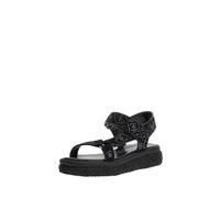GUESS Fljlodfap03-black Sandales pour femme, Noir , 37 EU