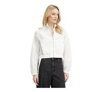 Guess - Florie Crop Jacket - Femme - Vestes - Blanc - Taille: 44 FR