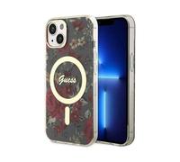 Guess Flower Housse verte pour Magsafe - iPhone 14