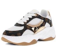 Guess Flphar Fal12 Harpaa Sneakers Chaussures Sportives Femme Lacs Blanches