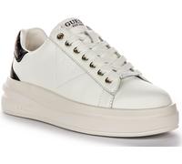 GUESS Flpviblea12 Elbina 4G Logo Plateforme Baskets Blanc Marron Femmes UK 3 - 8