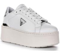GUESS Flpwllele12 Willen 4G Pivoine Logo Hi Plateforme Blanc Femmes UK 3 - 8