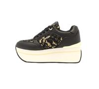 GUESS Fltcm8 Baskets à lacets en simili cuir pour femme BLACK 35