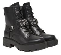 Guess FltYnZ Ele10 Yanzy Bottes À Lacets Noires Pour Femmes