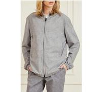 GUESS Formal Performance Light Wool Grey Bomber Jacket Effe Taille: M | Blousons d'aviateurs Outlet | Femme | Gris