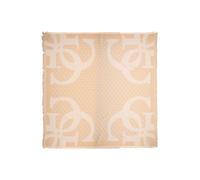GUESS Foulard 'JACQUARD KEFIAH 135X135' jaune / jaune pastel, Taille One Size