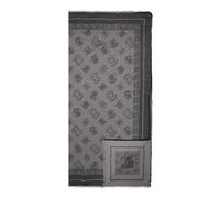 GUESS Foulard 'KEFIAH' gris / noir, Taille One Size