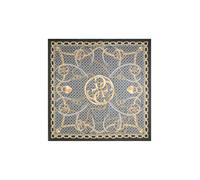 GUESS Foulard 'KEFIAH' jaune d'or / gris / noir, Taille One Size