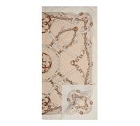 GUESS écharpe Noelle Printed Kefiah Scarf 130X130 Ivory écru