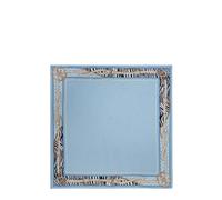 GUESS Foulard zamira animalier 4g logo 130X130 AW5302SIL03 light blue, bleu ciel, 130x130