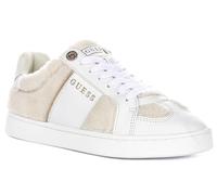 Guess Fourreau Profile Bas À Lacets Femmes Trainer En Blanc EU 36-42