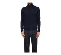 Guess - Fred Full-Zip Wool Sweater - Homme - Pulls - Bleu - Taille: S