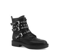 Guess - Fynal Stud Combat Boot - Femme - Chaussures - Noir - Taille: 38 EU