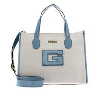 GUESS G Status Compartment Tote Natural/Light Denim