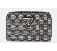 Guess G Wave Slg Moyen Zip Autour Portefeuille Femmes En Noir Multi