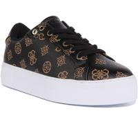 Guess Garmini Plateforme Femme En Noir Marron Taille UK 3 - 8