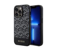 Guess GCube Stripes Housse noire pour Magsafe - iPhone 14 Pro