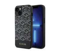 Guess GCube Stripes Housse noire pour Magsafe - iPhone 15 / 14 / 13