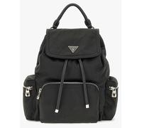 GUESS Gemma Eco Mini Sac À Dos En Nylon À Cordon Noir Femme