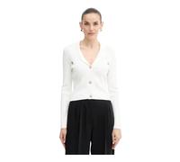 Guess - Gilet Felicity - Femme - Pulls - Blanc - Taille: 44 FR