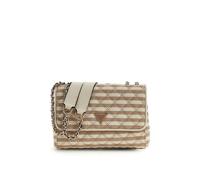 Guess Sac porté épaule Giully II 2 compartiments rabat convertible Marron