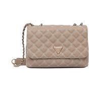 GUESS Sac à épaule bandoulière brun clair pour femme - Giully II 2 Compartment Convertible Flap Pale Mocha 333079