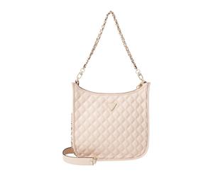 Guess - Giully Quilted Shoulder Bag - Femme - Sacs - Beige - Taille: ONE Size