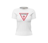 T-shirt slim femme Guess Iconic Blanc S