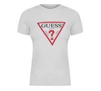 Guess T-shirt W4YI04 J1314 manches courtes femme blanc