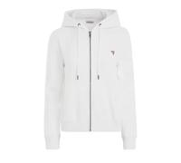 Guess - GJ Zip Hood Reg Mini - Femme - Sweatshirts et sweats à capuche - Blanc - Taille: 36 FR