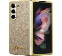 Guess Glitter Back Case - Convient pour Samsung Galaxy Z Fold 5 (F946) - Or