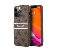 Guess Glitter Gold Housse Marron pour Magsafe - iPhone 14