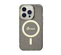 Guess Glitter Gold MagSafe - Coque pour iPhone 11 (Noir)