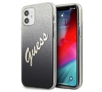 Coque Guess en TPU rigide pour Apple iPhone 12 mini 5,4 - noir